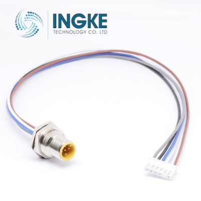 YKB12-E105ASRP-J064-300 M12 Connector Male 5Pin and Terminal cable