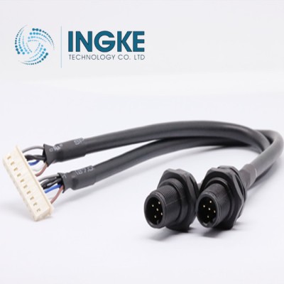 YKS12-ACS305AB-JTT-225 Two M12 and Mini-SPOX Receptacle Cable