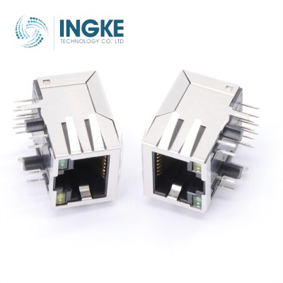 YKGD-8609NL RJ45 Jack with Magnetics Cat5 cross ERNI 203374