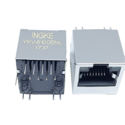 YKV-8100ENL Vertical RJ45 Without Magnetics cross Bel Fuse SS-74301-002