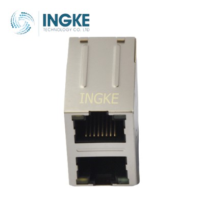 YKG-81211NL 2x1 Ports Gigabit with LED Stacked Jacks