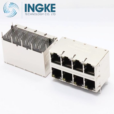 YKG-832429NL cross XFGIGH-STKVDYD8-4 2x4 Ports RJ45 Ethernet Connector