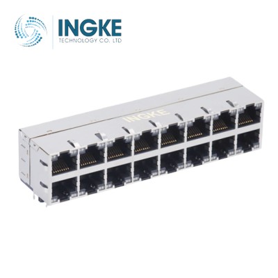 YKG-832819NL 2X8 1000Base-T RJ45 Ethernet Connector Gigabit Magnetic Ethernet
