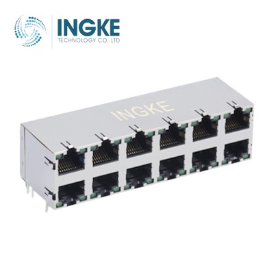 YKG-862609NL 2X6 1000Base-T RJ45 Ethernet Connector with Green LED