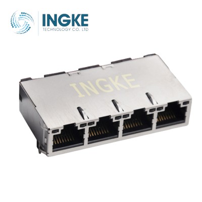 YKGU-80149NL 1x4 Gigabit Jacks with LED