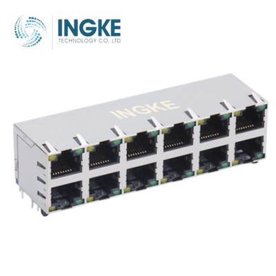 YKJ-812609NL 2X6 10/100Base-T RJ45 Ethernet Connector Magnetic Jack