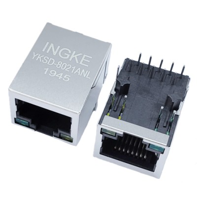 INGKE YKSD-8021ANL 2.5GBase-T RJ45 Ethernet Connector 2.5GbE Magnetic Jack