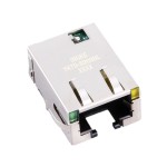 INGKE YKTD-8909NL 10G Base-T Tab Down RJ45 Magjack Connector with LED